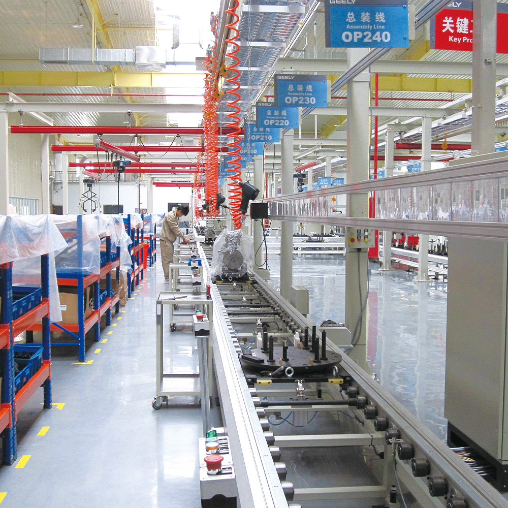 Profil Aluminium Barisan Pemasangan Perindustrian